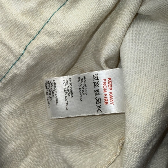 Urban Outfitters Canvas Cotton Boho Sun Sunshine Reusable Shopping Tote Bag - Picture 5 of 13